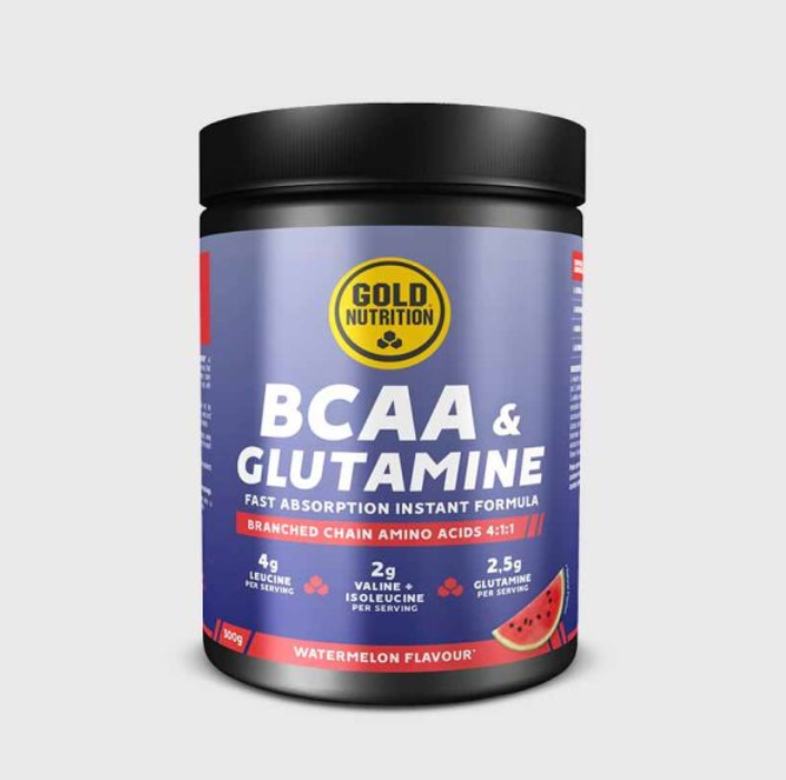 BCAA & Glutamin 300g – Aminosyraformula för snabbare muskelåterhämtning och ökad proteinsyntes.