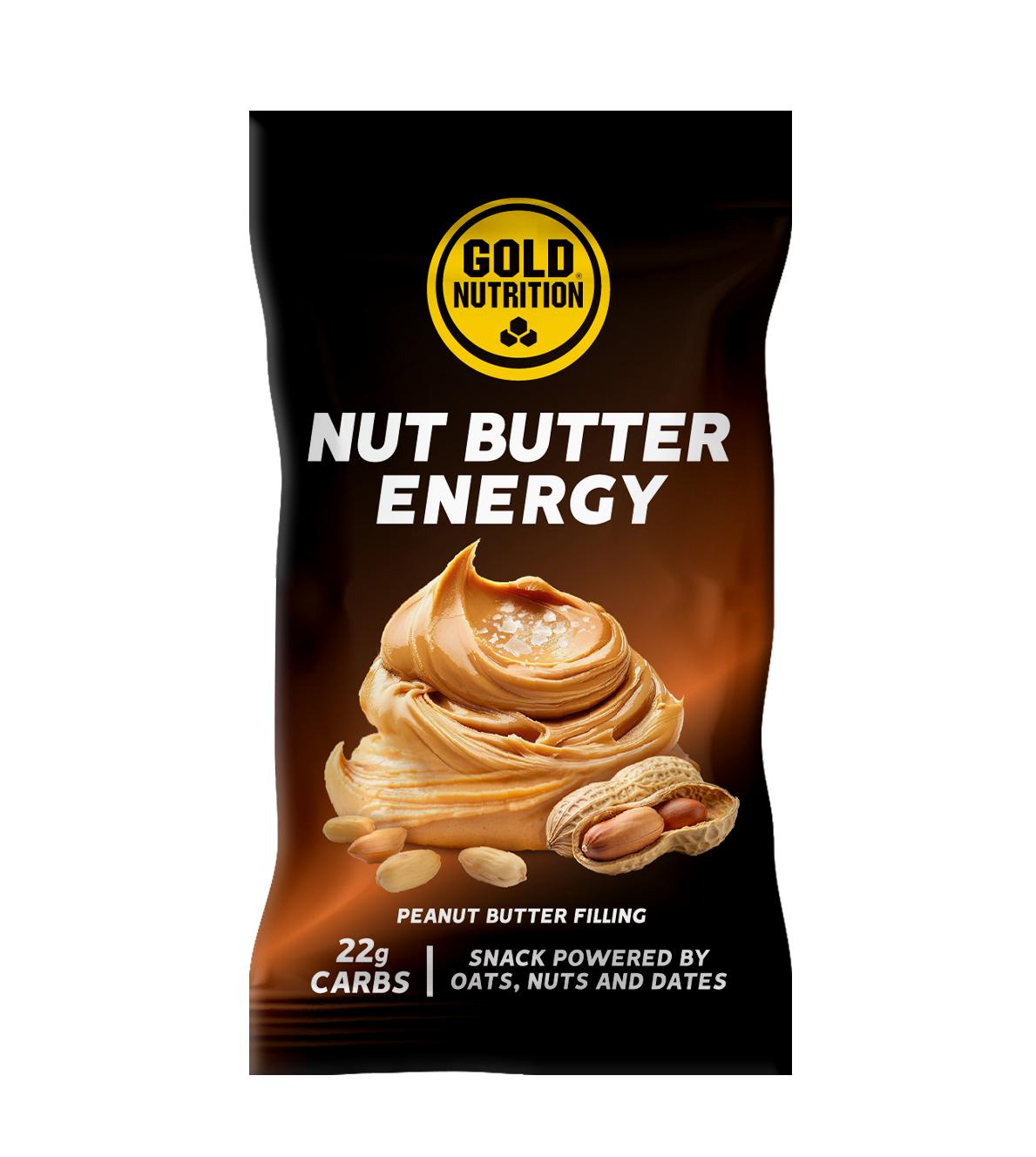 NUT BUTTER ENERGY SNACK MED JORDNÖT, DADDEL OCH HAVRE - 40 G