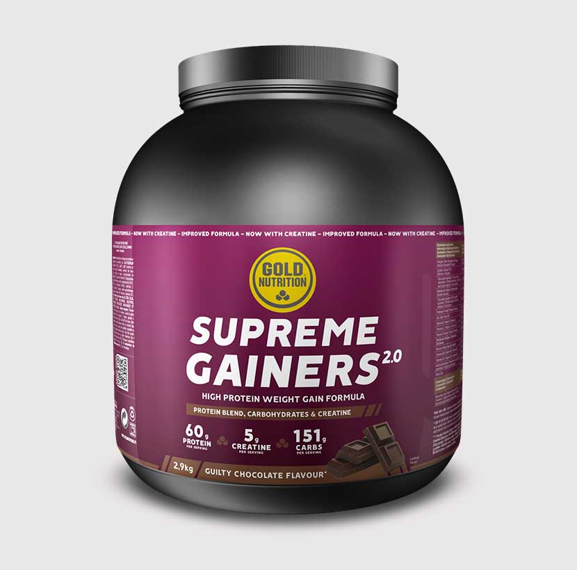 Supreme Gainers 2.0 - 2.9KG – hyperkalorisk gainer med kreatin och protein för maximal muskelökning.