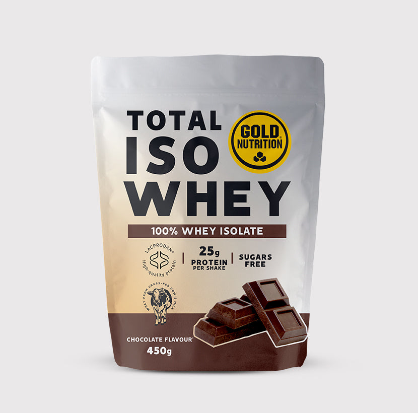 Total Iso Whey proteinpulver för muskelåterhämtning och definition