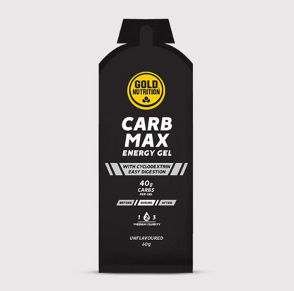 Carb Max Energy Gel 60g – Snabbverkande kolhydrater för långvarig energi och uthållighet.