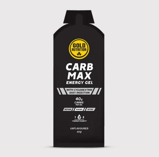 Carb Max Energy Gel 60g – Snabbverkande kolhydrater för långvarig energi och uthållighet.