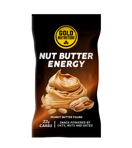 NUT BUTTER ENERGY SNACK MED JORDNÖT, DADDEL OCH HAVRE - 40 G