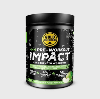 Pre-Workout Impact i shaker – redo att drickas för maximal energi och styrka inför träning.