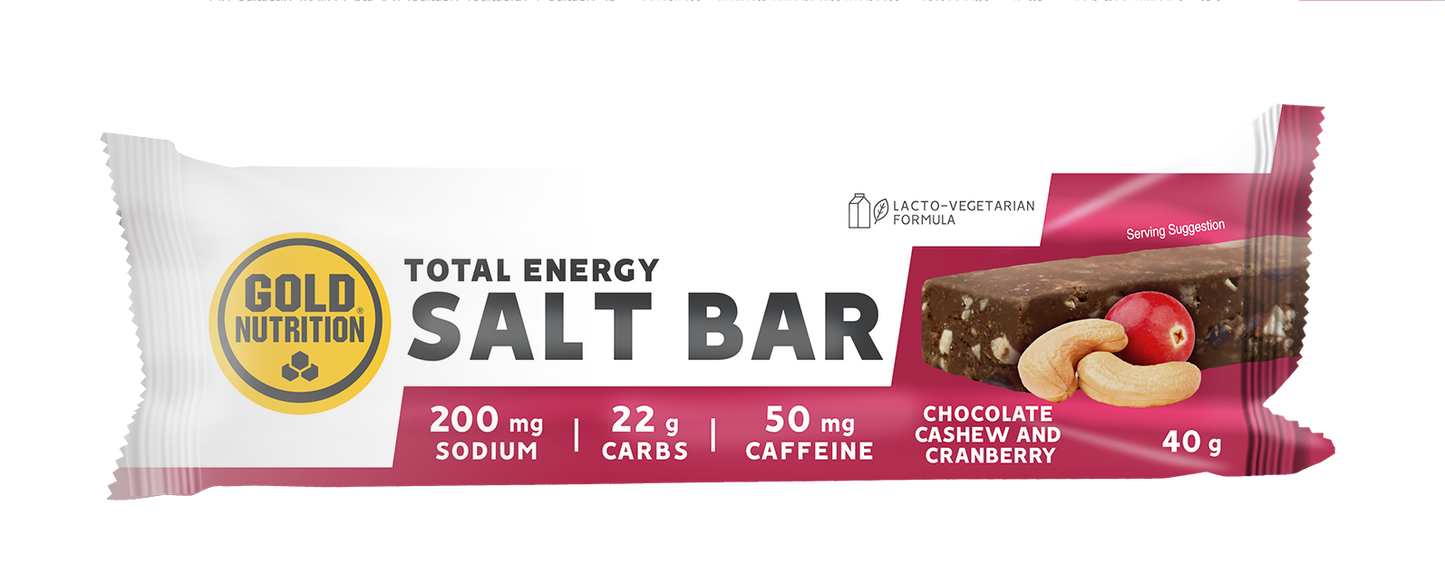 TOTAL ENERGY SALT BAR – Salta energibars för uthållighet och fokus