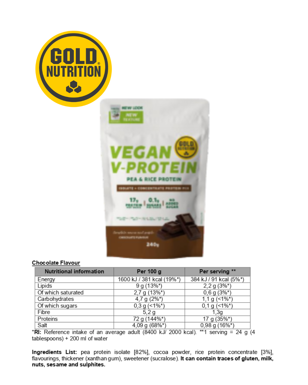 Vegan V-Protein – Mättande & näringsrikt växtbaserat protein för en balanserad kost