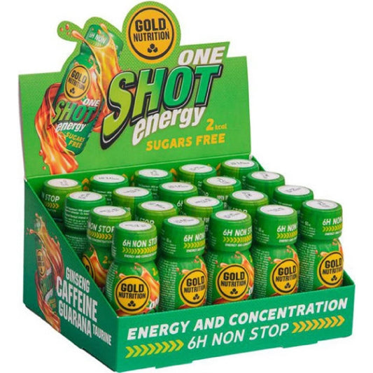 One Shot Energy 20-pack – Långvarig Energi & Fokus | Guarana & Ginseng