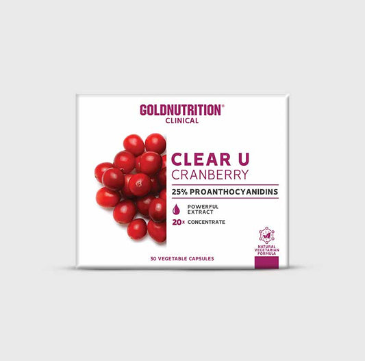 CLEAR-U CRANBERRY 30 vegetabiliska kapslar