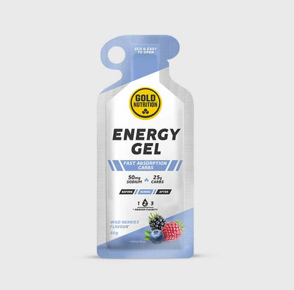 Energy Gel fördröjer trötthet och stabiliserar blodsockernivåerna för långvarig uthållighet.