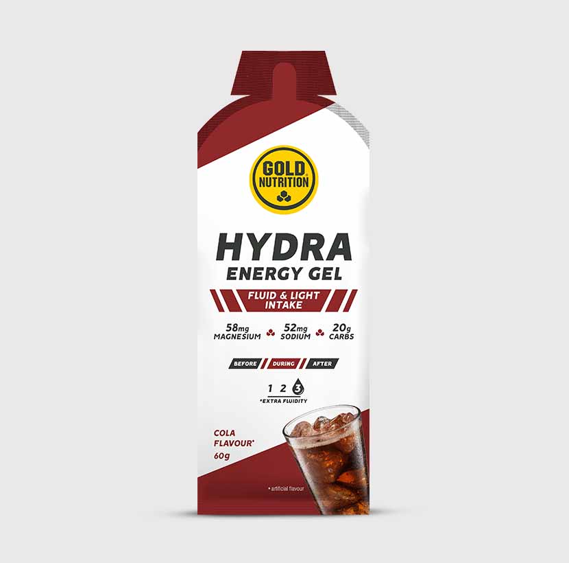 Hydra Gel GoldNutrition – Lättflytande energigel för uthållighet och snabb energi
