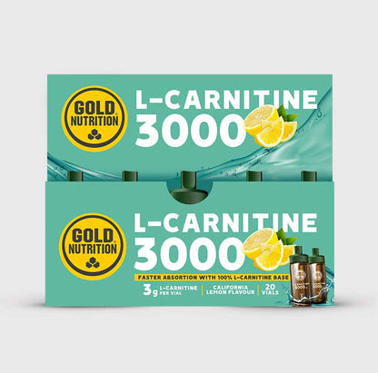 L-Carnitine 3000 – Ökad energi & fettförbränning, Gold nutrition